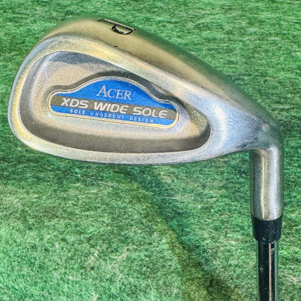 Acer XDS Wide Sole Pitching Wedge Mens RH 37 In Steel Shaft Silver Golf Club